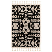360Living Teppich Lovis schwarz B/L: ca. 120x170 cm Lovis - schwarz (120,00/170,00cm) - 360Living
