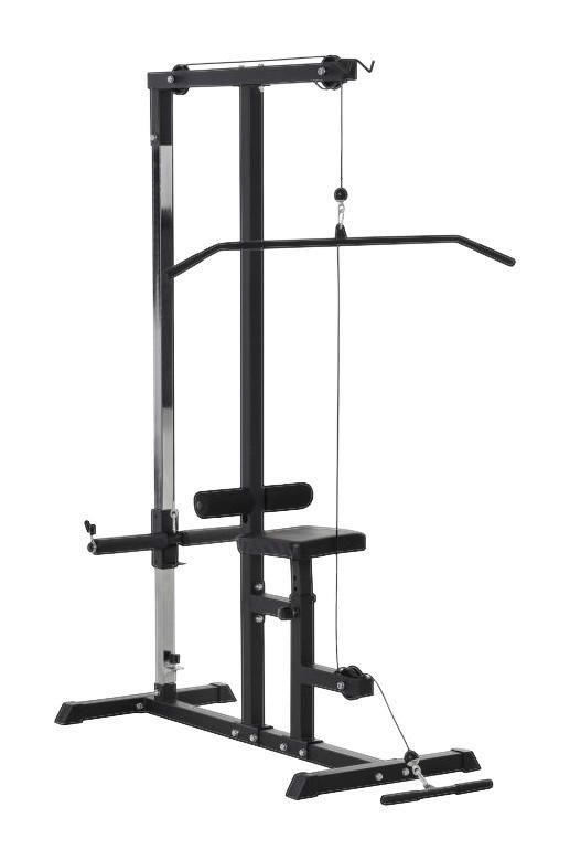 HOMCOM Kraftstation schwarz Stahl B/H/T: ca. 107x190x120 cm Kraftstation - schwarz (107,00/190,00/120,00cm) - HOMCOM