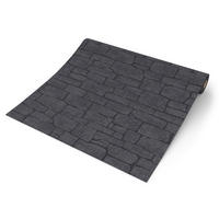 Erismann Vliestapete Steinoptik schwarz B/L: ca. 53x1005 cm Vliestapete_10091-15 - schwarz (53,00/1005,00cm) - Erismann