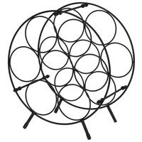 Weinregal schwarz Eisen B/H/L: ca. 32x3x35 cm Weinregal - schwarz (35,00/32,00/3,00cm)