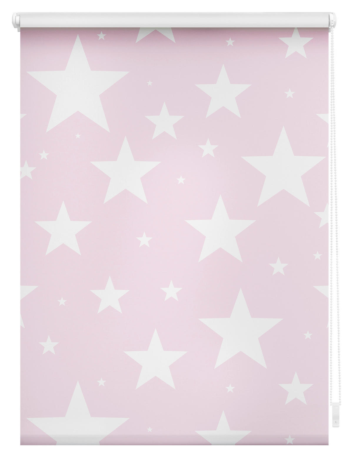 Verdunkelungsrollo Sterne rosa B/L: ca. 120x150 cm Sterne - rosa (120,00/150,00cm) - LICHTBLICK