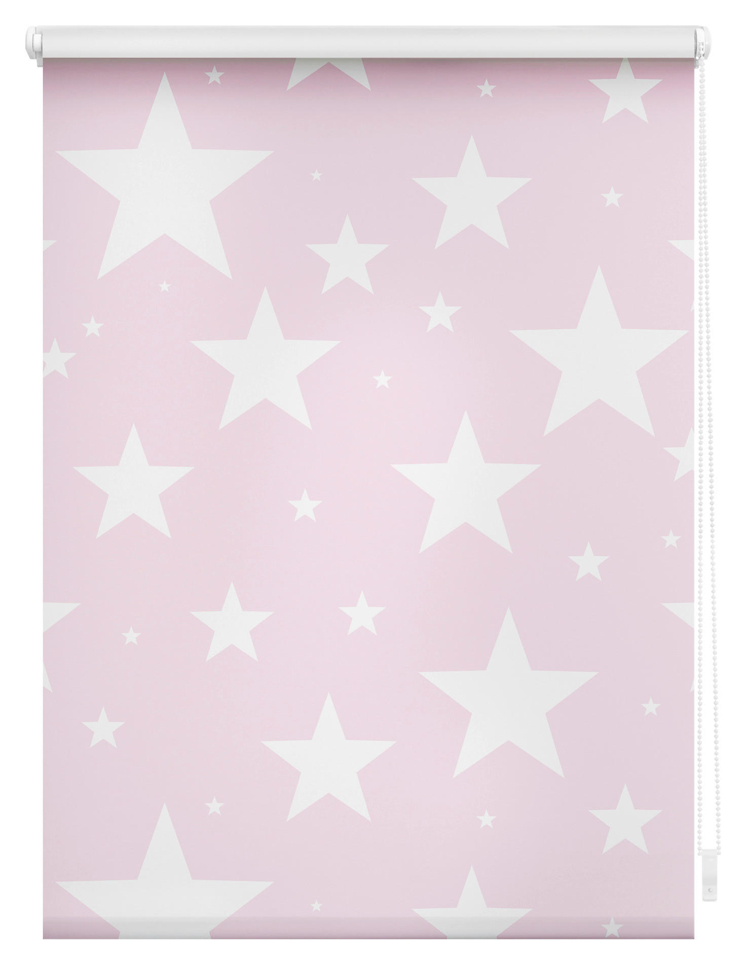 Thumbnail - LICHTBLICK Verdunkelungsrollo Sterne rosa B/L: ca. 45x150 cm