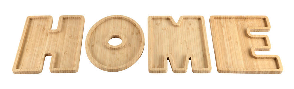 Kesper Servierbrett braun Bambus B/H/L: ca. 1,5x25x20 cm Servierbretter HOME - braun (20,00/1,50/25,00cm) - Kesper