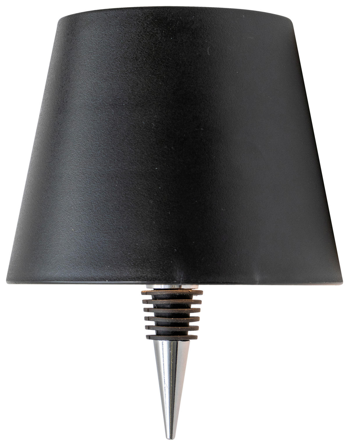 Außenleuchte schwarz H/D: ca. 15x11 cm Akku-Flaschenleuchte_Palermo - schwarz (11,00/15,00cm) - Nolo Lighting