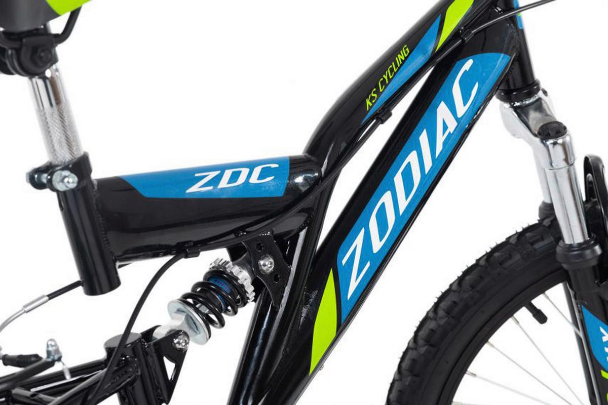 KS-Cycling Kinderfahrrad Zodiac Zodiac 20 Zoll Rahmenhöhe 31 cm 6 Gänge schwarz schwarz ca. 20 Zoll Zodiac - blau/rot - KS-Cycling