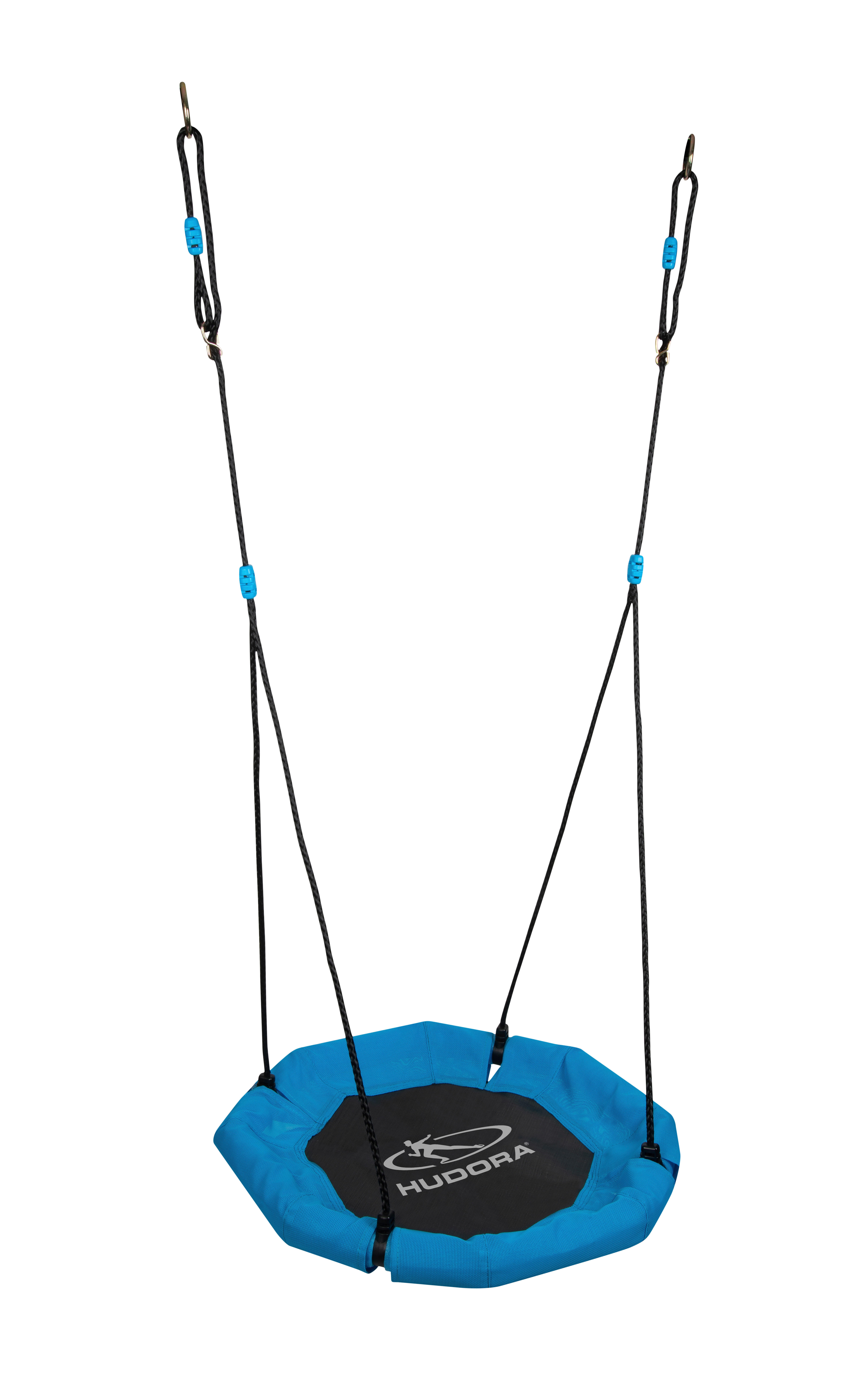 Hudora Nestschaukel Octagon 70 schwarz B/H/L: ca. 70x10x70 cm Octagon 70 - blau/schwarz (70,00/70,00/10,00cm) - Hudora
