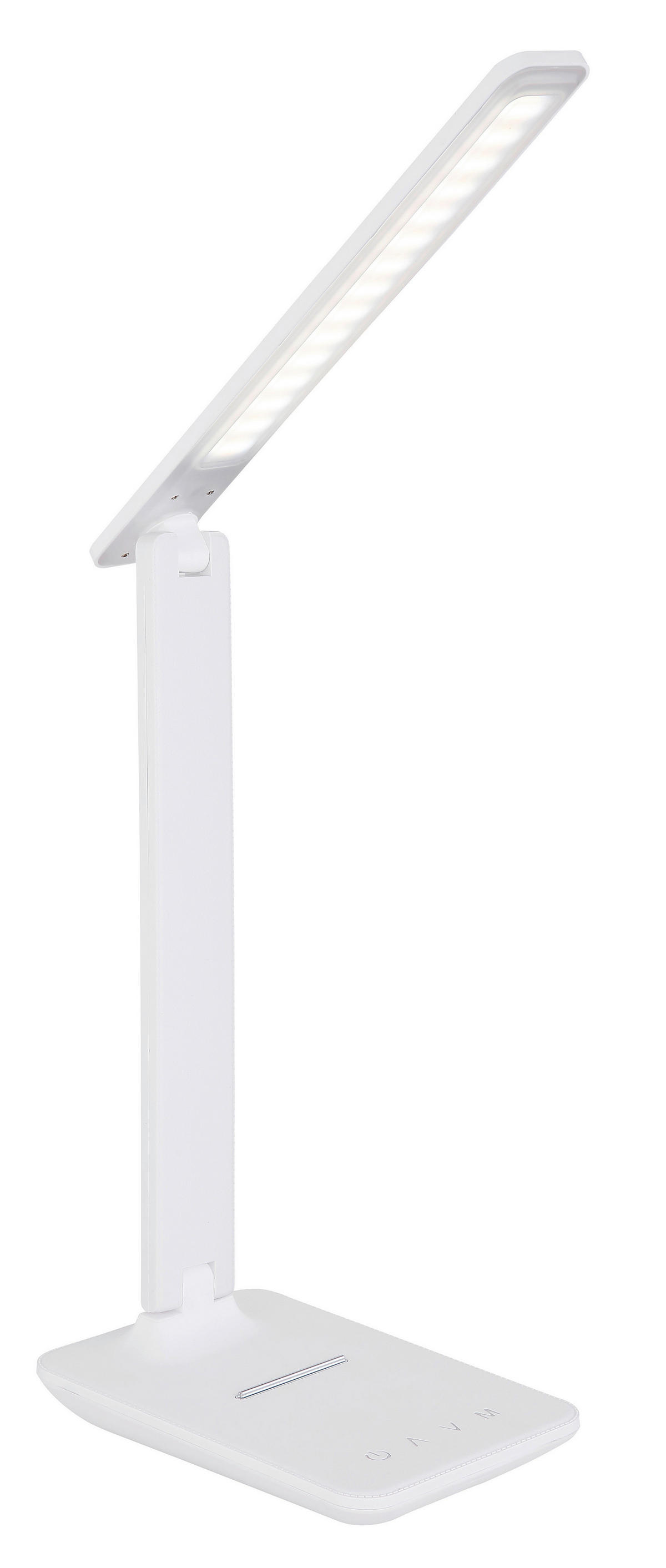 GLOBO LED-Tischleuchte weiß Kunststoff B/H/T: ca. 11,5x56,5x42 cm BULLA - weiß (11,50/56,50/42,00cm) - GLOBO