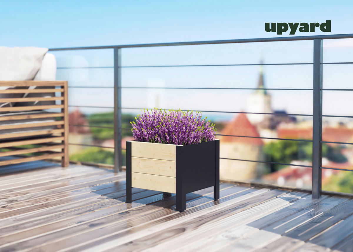 UPYARD Hochbeet MODERN natur Holz B/H/L: ca. 36x32x36 cm MODERN - natur (36,00/36,00/32,00cm) - UPYARD