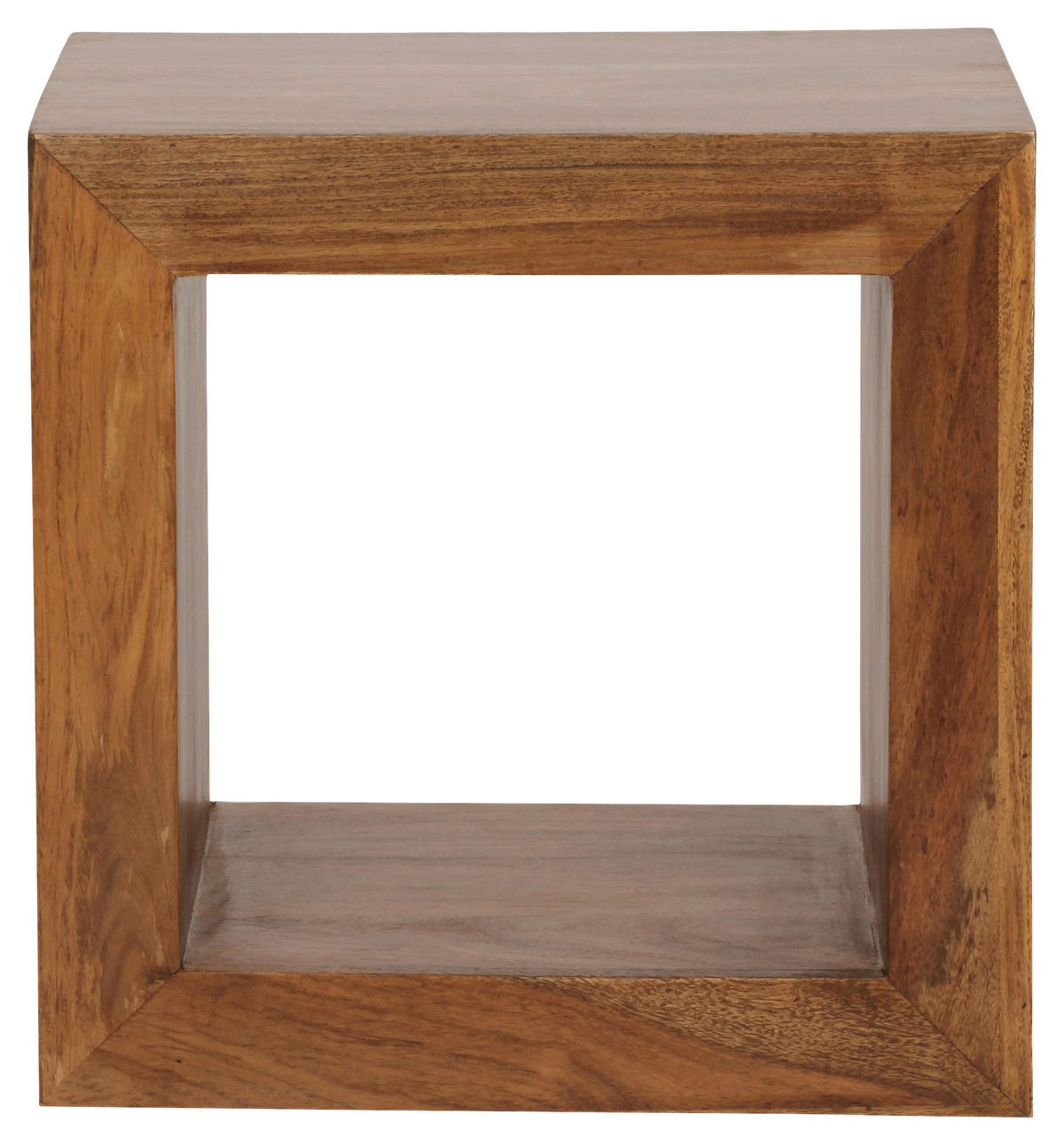 Standregal natur B/H/T: ca. 44x44x33 cm Standregal Cube - natur (44,00/44,00/33,00cm) - Wohnling