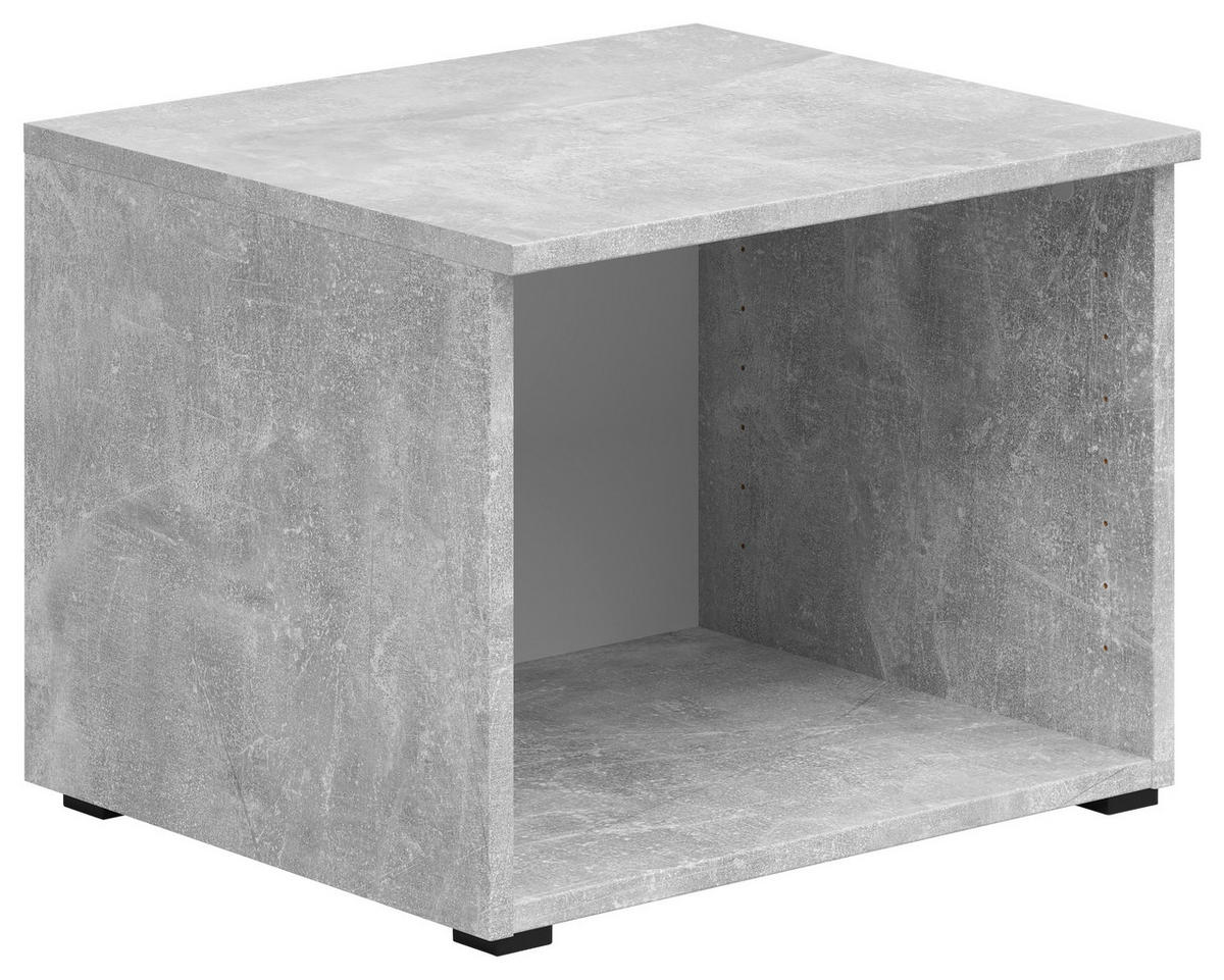 Aufsatz Multi-Stauraum Typ 9 Beton Optik B/H/T: ca. 45x35x40 cm Multi-Stauraum Typ 9 - Beton (45,00/35,00/40,00cm)