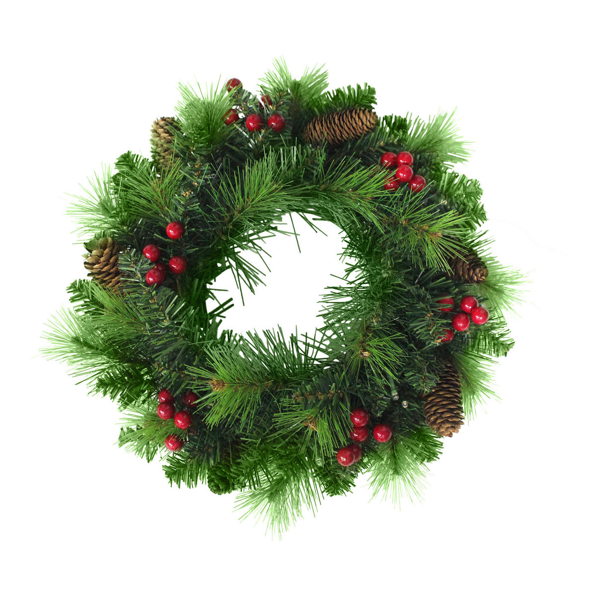 Näve Leuchten LED-Dekoartikel Noel grün Metall B/H/T: ca. 35x8x35 cm Noel - grün (35,00/8,00/35,00cm) - Näve Leuchten