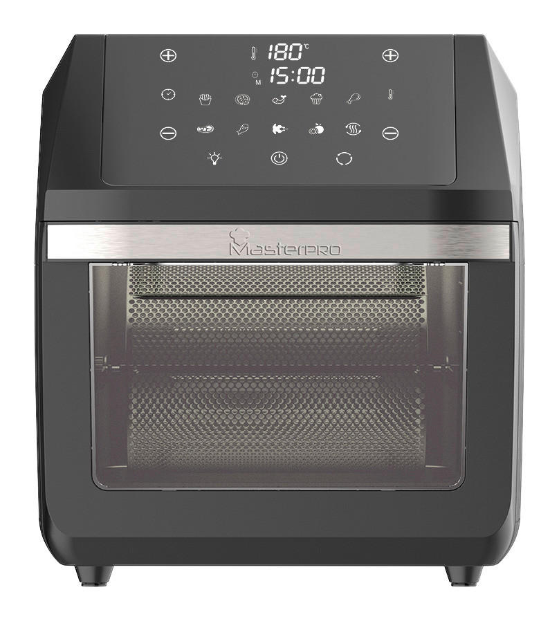 MASTERPRO Heißluftfritteuse BGMP-9310-CT ROCKET 1100 - schwarz - MASTERPRO