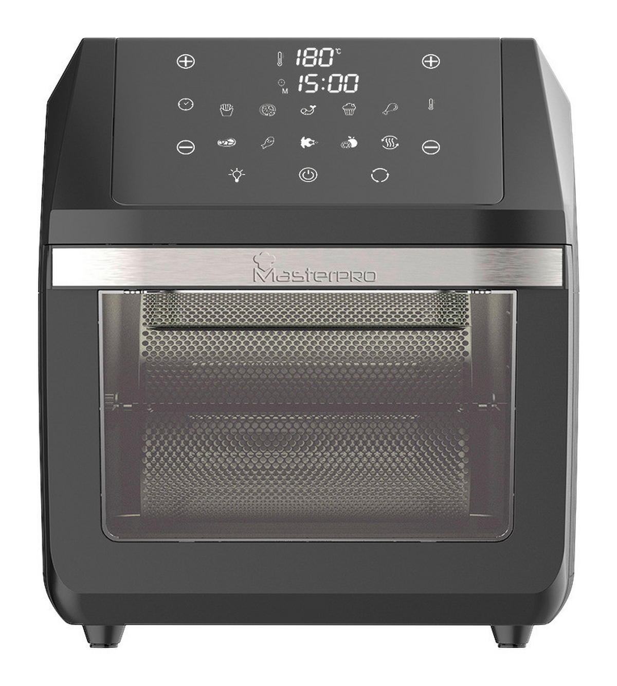 MASTERPRO Heißluftfritteuse BGMP-9310-CT ROCKET 1100 - schwarz - MASTERPRO