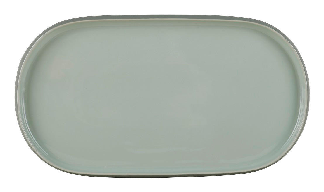 Servierplatte mint Steinzeug D: ca. 36,4 cm Servierplatte_Modern - mint (36,40cm)