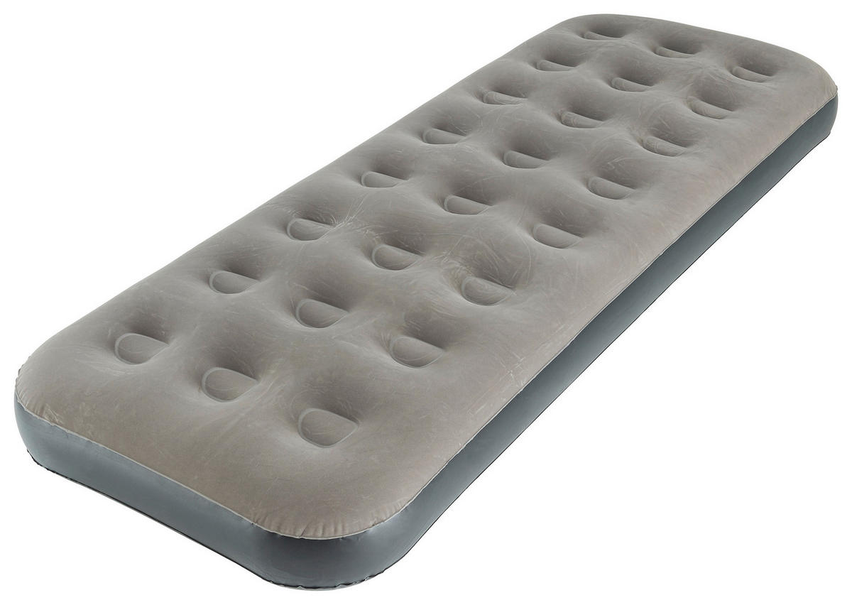 Happy People Luftbett grau B/H/L: ca. 73x22x191 cm Luftbett_aufblasbar_Single - anthrazit/grau (191,00/73,00/22,00cm) - Happy People