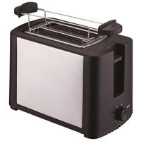 POCOline Toastautomat TXT-037 silber schwarz Metall Kunststoff B/H/T: ca. 13x17x25 cm Toastautomat_Toastino - schwarz/silber (13,00/17,00/25,00cm) - POCOline