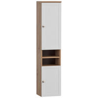 Hochschrank Jesper Eiche Artisan Nachbildung weiß matt B/H/T: ca. 30,3x138,3x25,4 cm Jesper - Eiche/weiß (30,30/138,30/25,40cm) - Möbelpartner