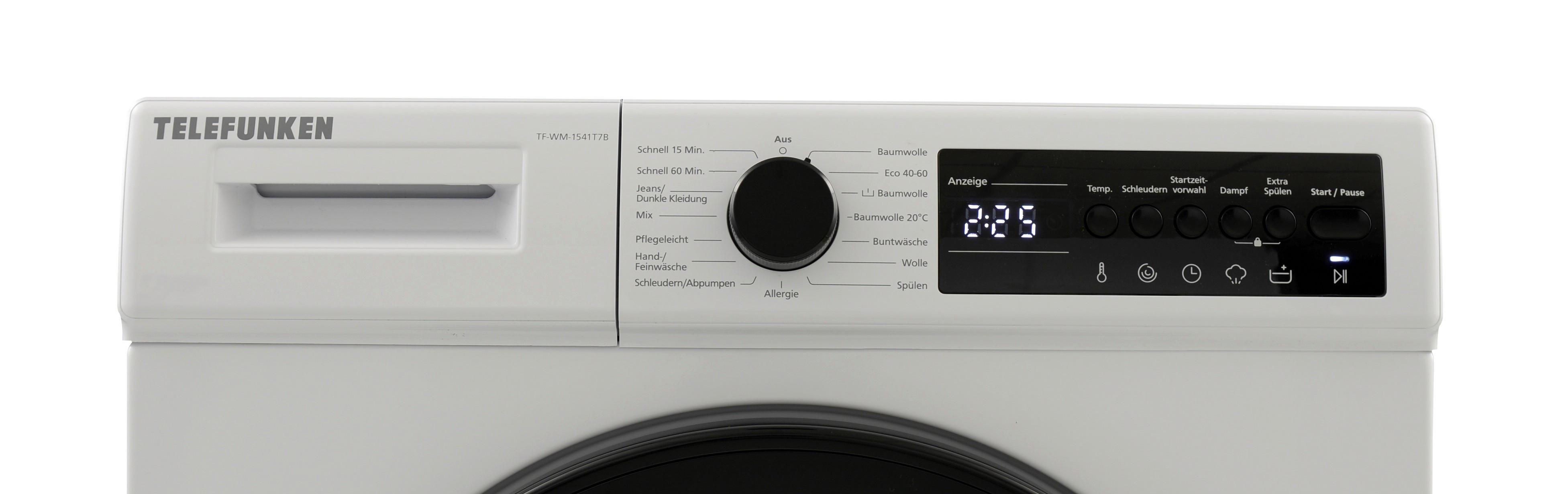 TELEFUNKEN Waschmaschine TF-WM-1541T7B weiß B/H/T: ca. 60x85x56 cm ca. 8 kg Waschmaschine TF-WM-1541T7B - weiß (60,00/85,00/56,00cm) - TELEFUNKEN