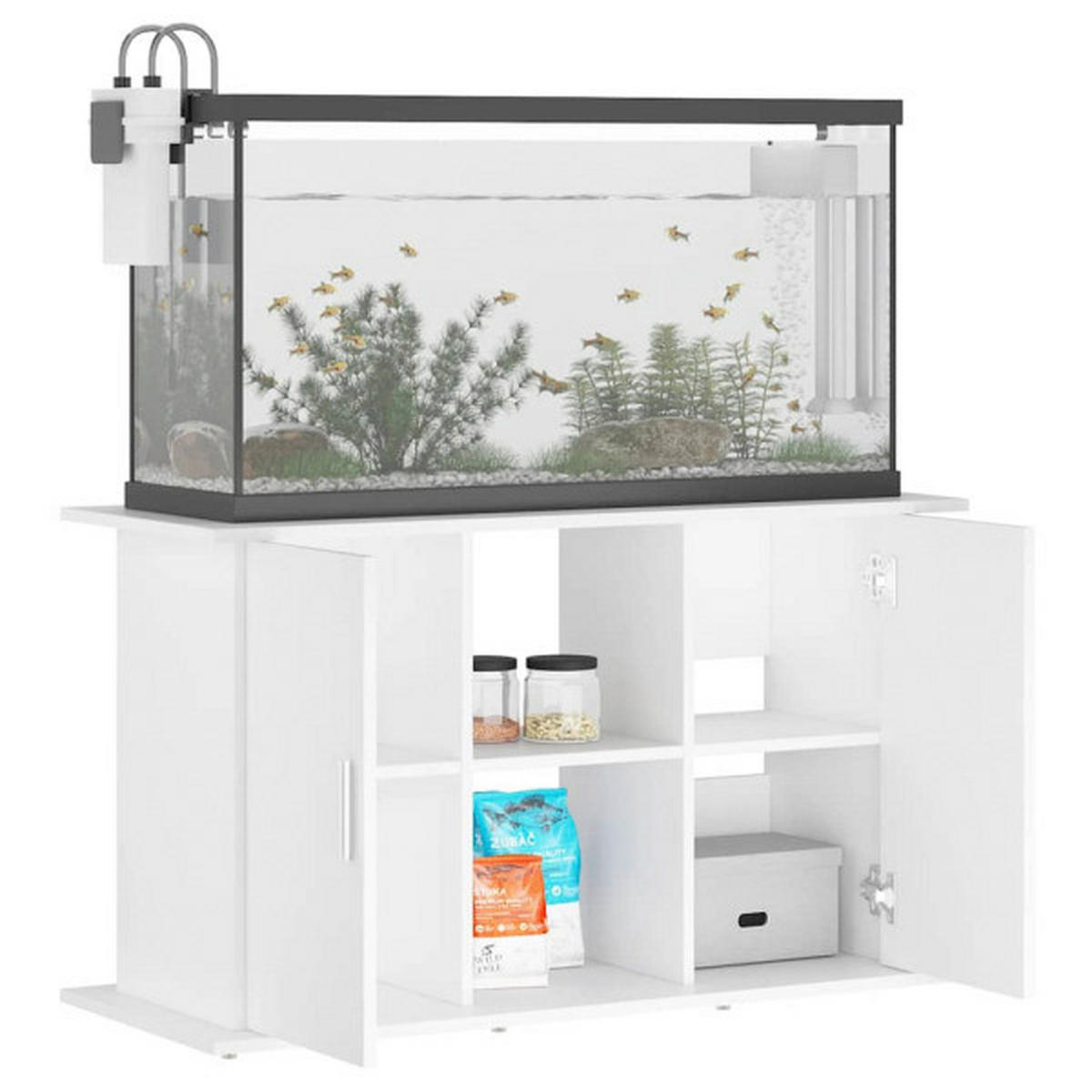 vidaXL Aquariumständer Aquariumständer - weiß (101,00/58,00/41,00cm) - vidaXL