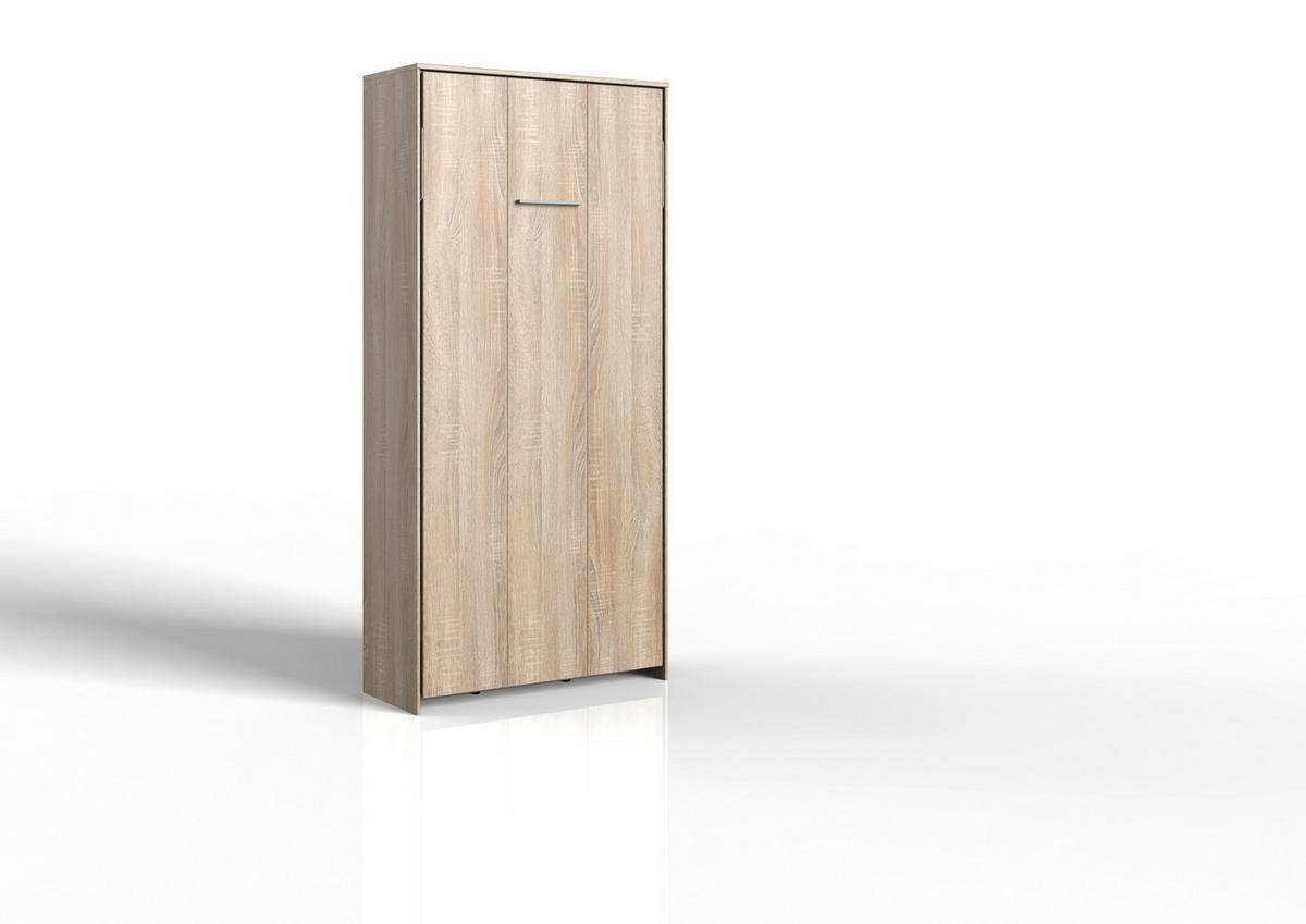 Klappbett Juist Eiche Sägerau Nachbildung Liegefläche B/L: ca. 90x200 cm Juist - Eiche (102,00/213,00/43,00cm)