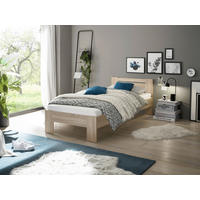 Futonbett Cannes Eiche Sonoma Nachbildung Liegefläche B/L: ca. 90x200 cm Cannes - Eiche (95,00/71,00/204,00cm)