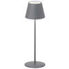 easy! by FHL Tischleuchte 850212 Cosenza grau Metall H/D: ca. 38x12 cm 1 Brennstellen Cosenza - grau (12,00/38,00cm) - easy! by FHL