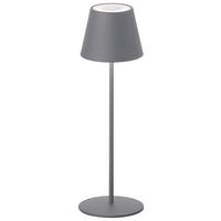 easy! by FHL Tischleuchte 850212 Cosenza grau Metall H/D: ca. 38x12 cm 1 Brennstellen Cosenza - grau (12,00/38,00cm) - easy! by FHL