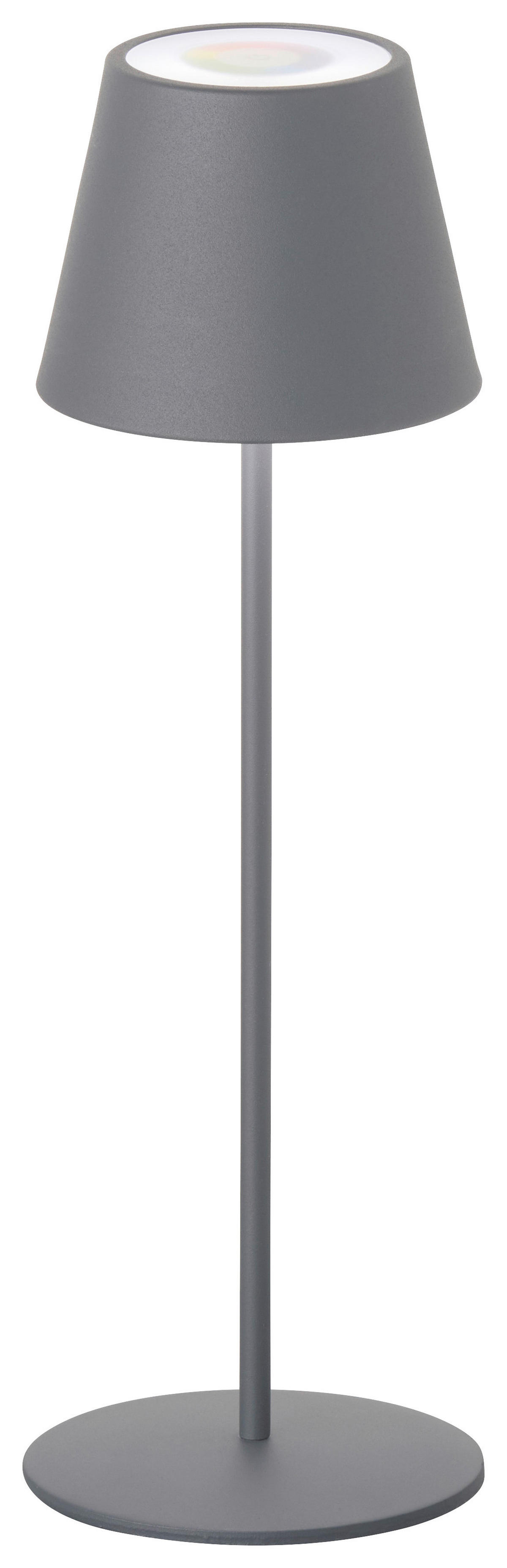 easy! by FHL Tischleuchte 850212 Cosenza grau Metall H/D: ca. 38x12 cm 1 Brennstellen Cosenza - grau (12,00/38,00cm) - easy! by FHL