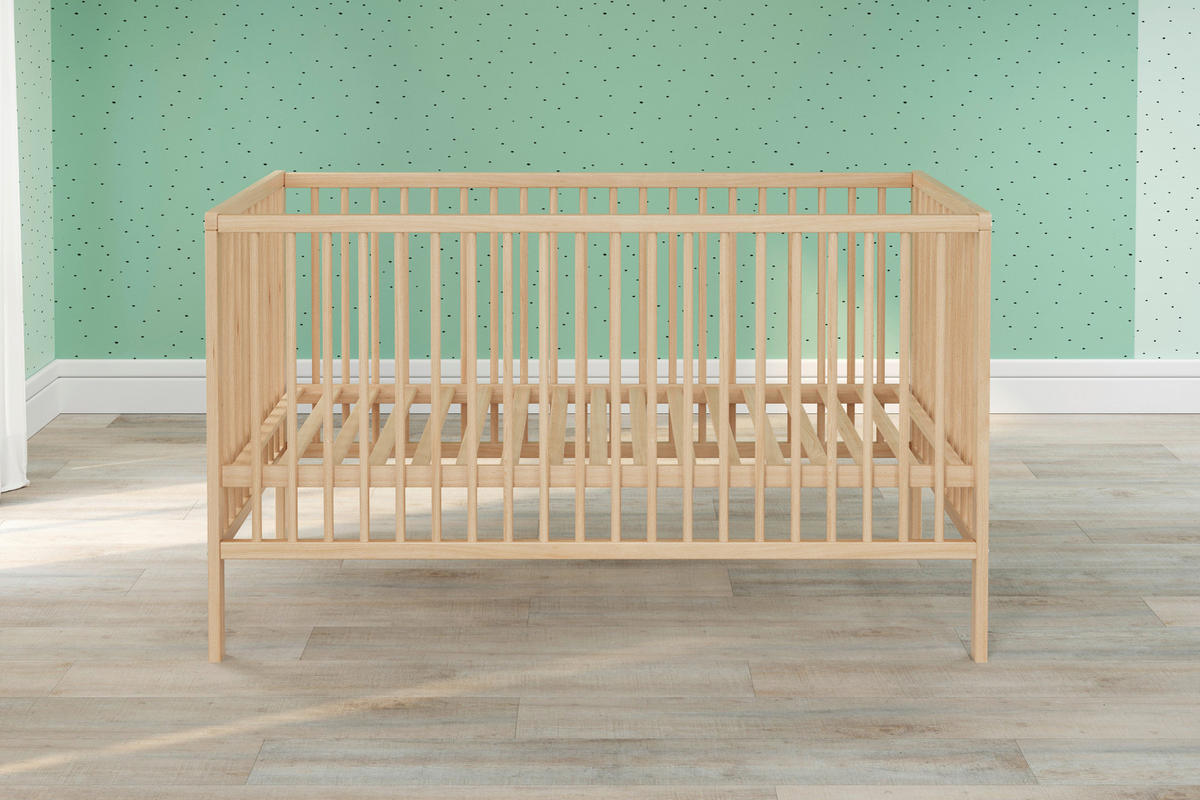 Babybett buche B/H/T: ca. 144x84x78 cm Liegefläche B/L: ca. 70x140 cm Universal_Babybett 1101-620-C3 - buche (144,00/84,00/78,00cm)