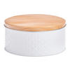 Zeller Vorratsdose Scandi weiß B/H/L: ca. 20x9x20 cm Scandi - weiß (20,00/20,00/9,00cm) - Zeller
