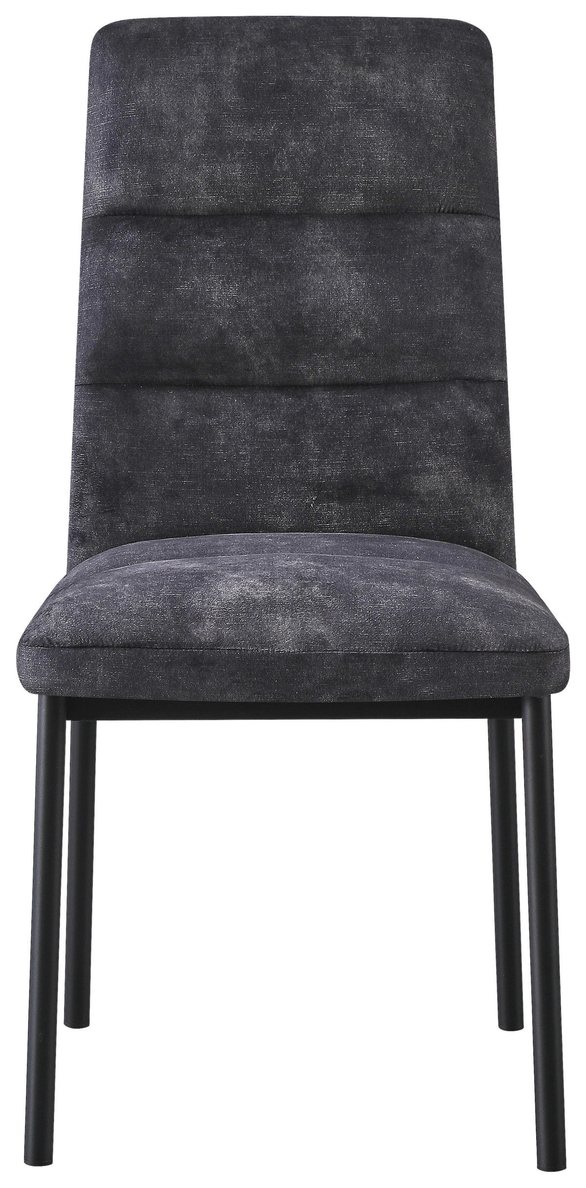 Stuhl Daniel anthrazit Microfaser B/H/T: ca. 45x94x60 cm Daniel - schwarz/anthrazit (45,00/94,00/60,00cm)