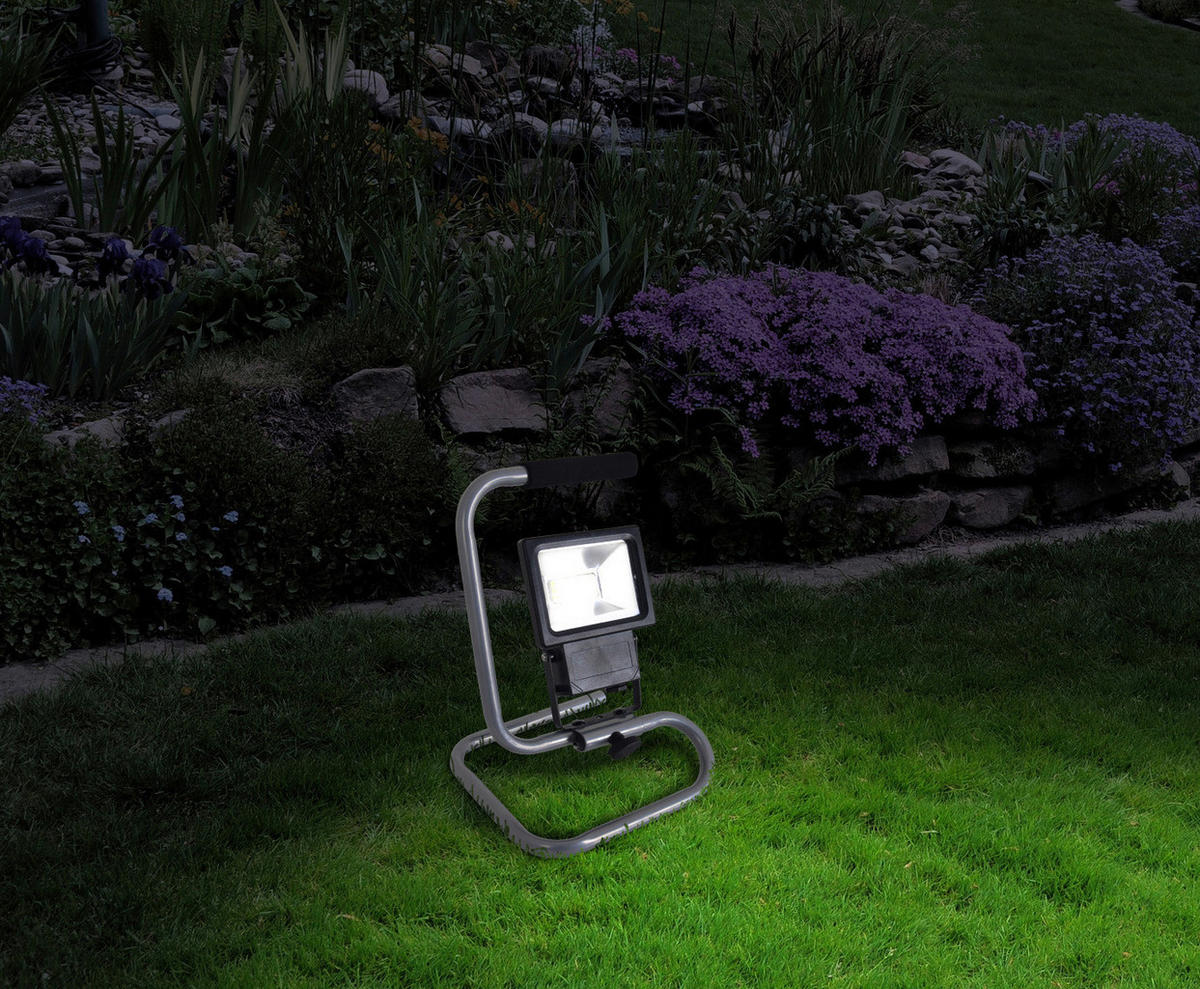 LED-Außenleuchte 4082122 schwarz B/H/L: ca. 20,5x22,5x32 cm LED-Außenleuchte "Baro" - schwarz (32,00/20,50/22,50cm) - Näve Leuchten