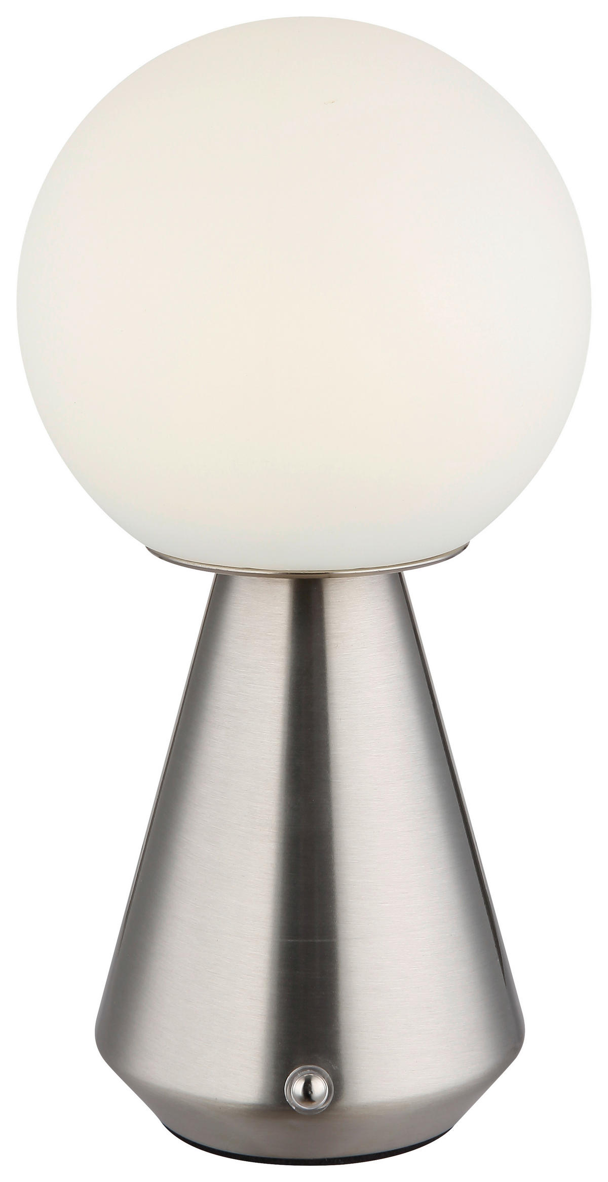 GLOBO Tischleuchte SORA - nickel matt/Opal (12,00/23,50cm) - GLOBO