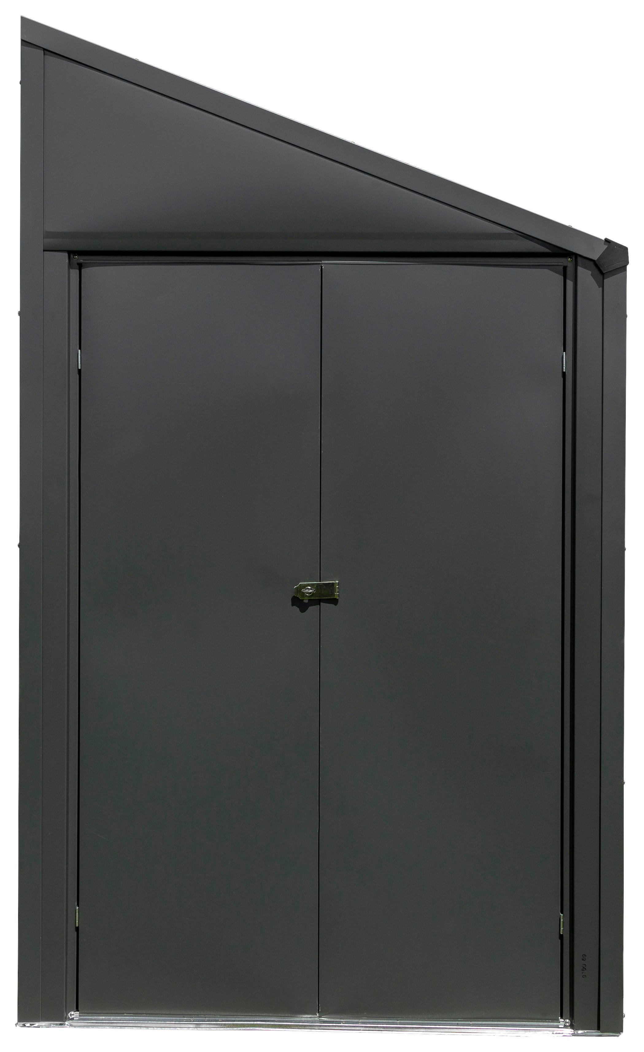 Spacemaker Anlehngerätehaus 4x7 grau B/H/T: ca. 203x208x124 cm 4x7 - grau (203,00/208,00/124,00cm) - Spacemaker