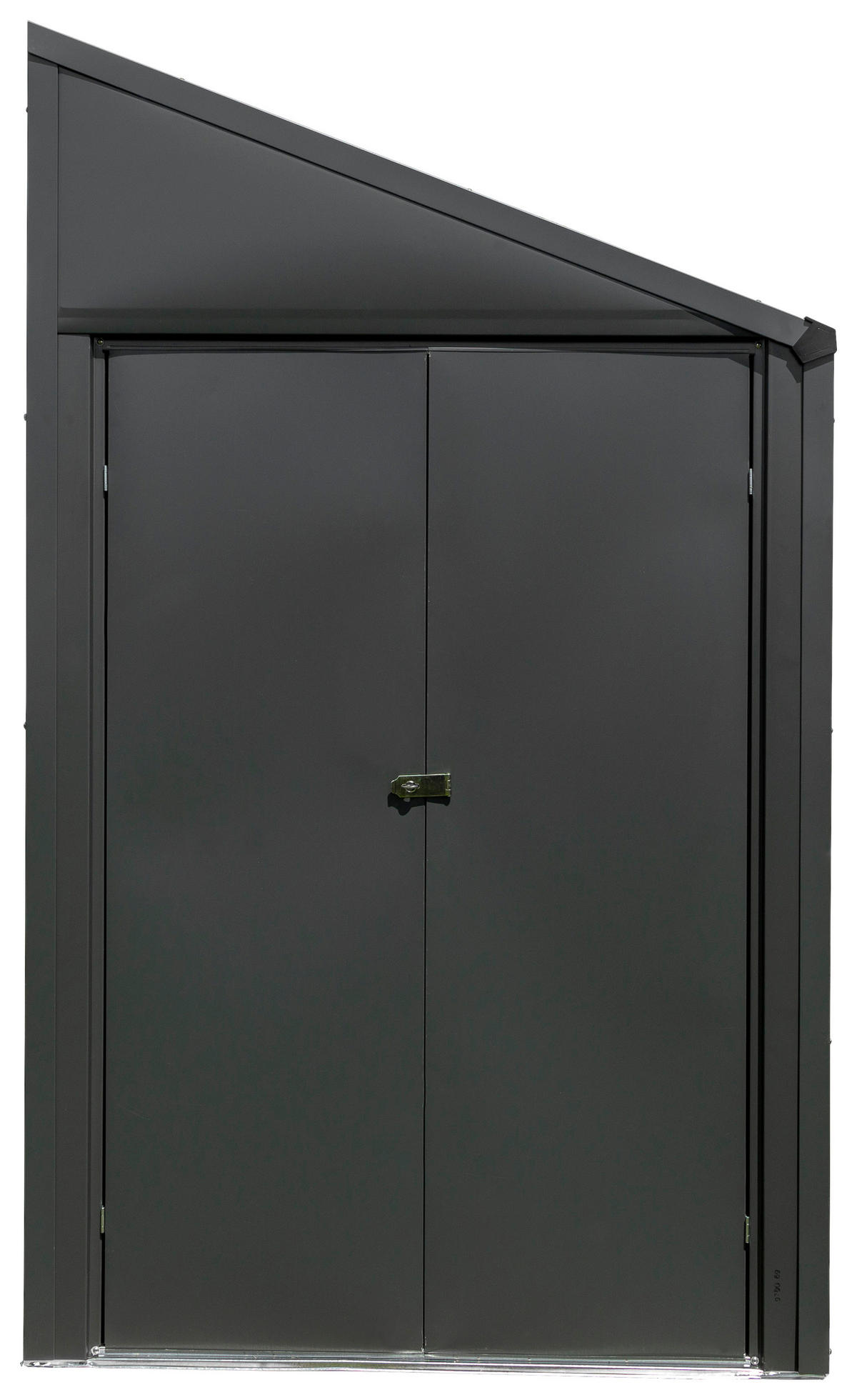 Spacemaker Anlehngerätehaus 4x7 grau B/H/T: ca. 203x208x124 cm 4x7 - grau (203,00/208,00/124,00cm) - Spacemaker