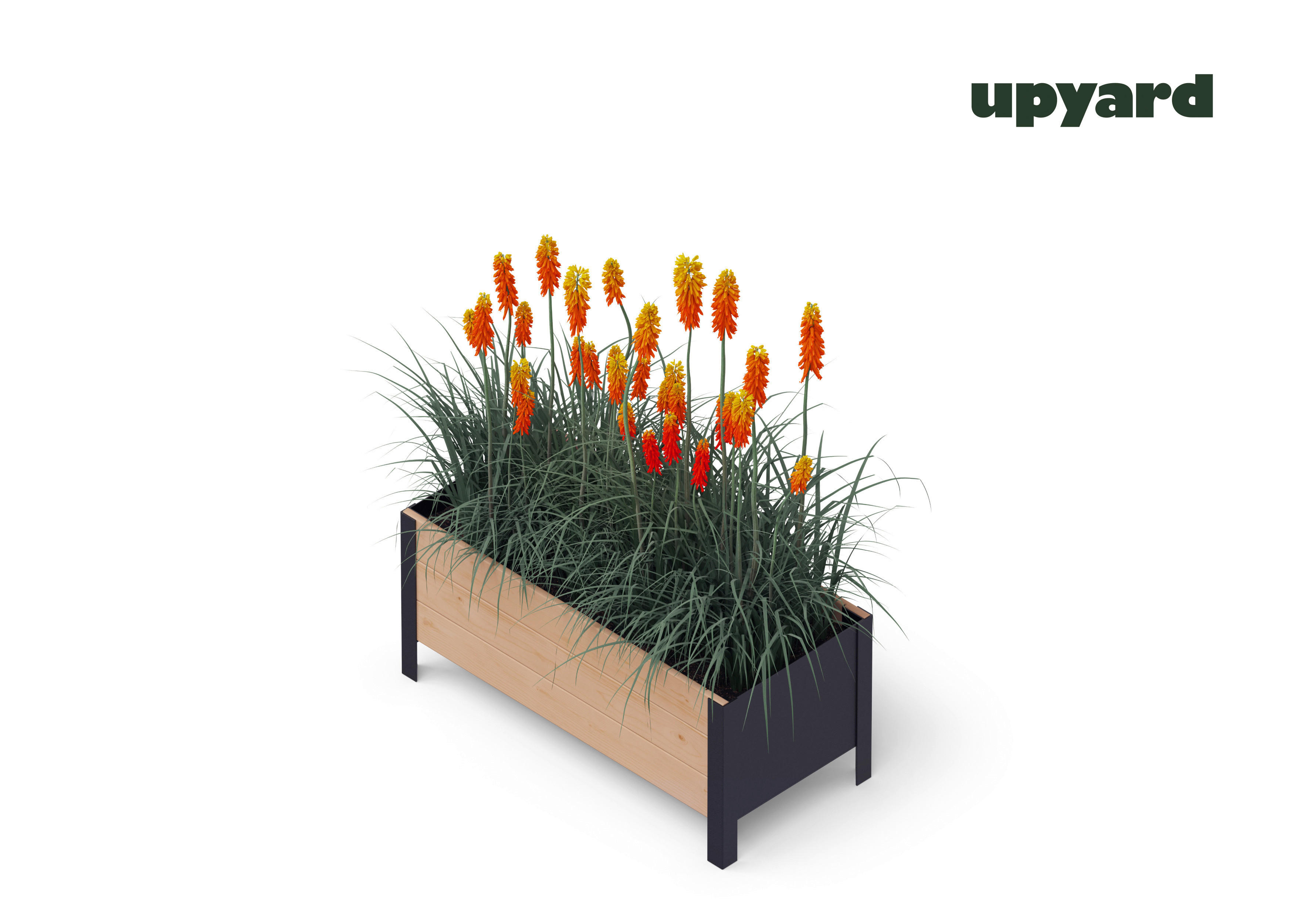 UPYARD Hochbeet MODERN braun Holz B/H/L: ca. 36x32x78 cm MODERN - braun (78,00/36,00/32,00cm) - UPYARD
