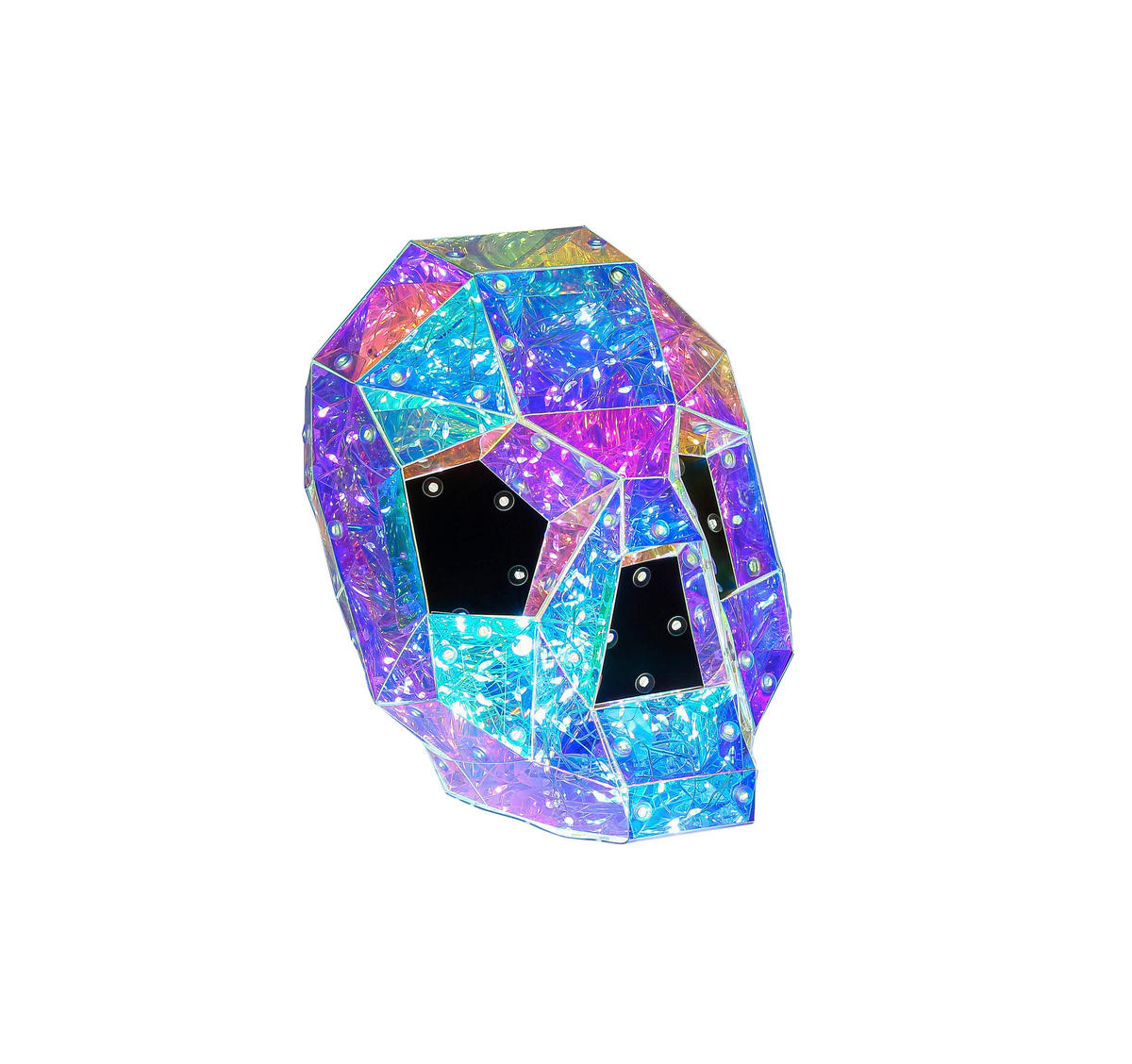 Nolo Tischleuchte transparent B/H/L: ca. 17x17x23 cm LED-Tischleuchte_Totenkopf - transparent (23,00/17,00/17,00cm) - Nolo