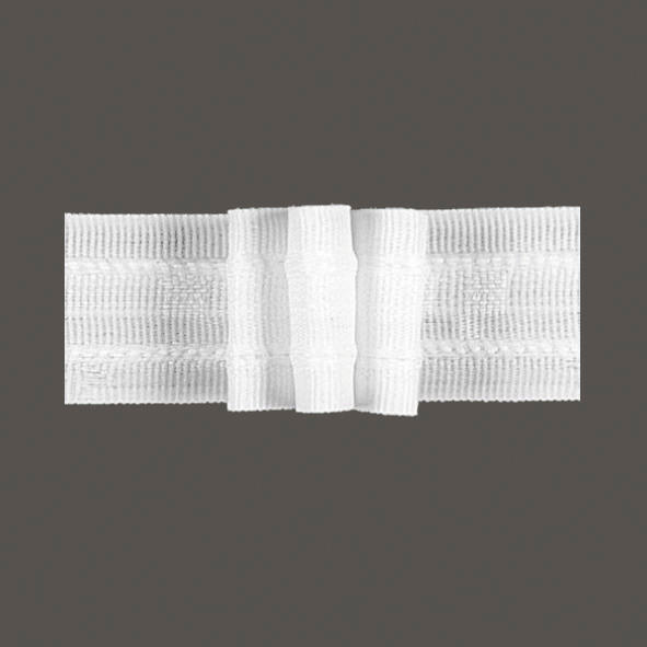 Faltenband Meterware Faltenband - weiß (2,60cm)