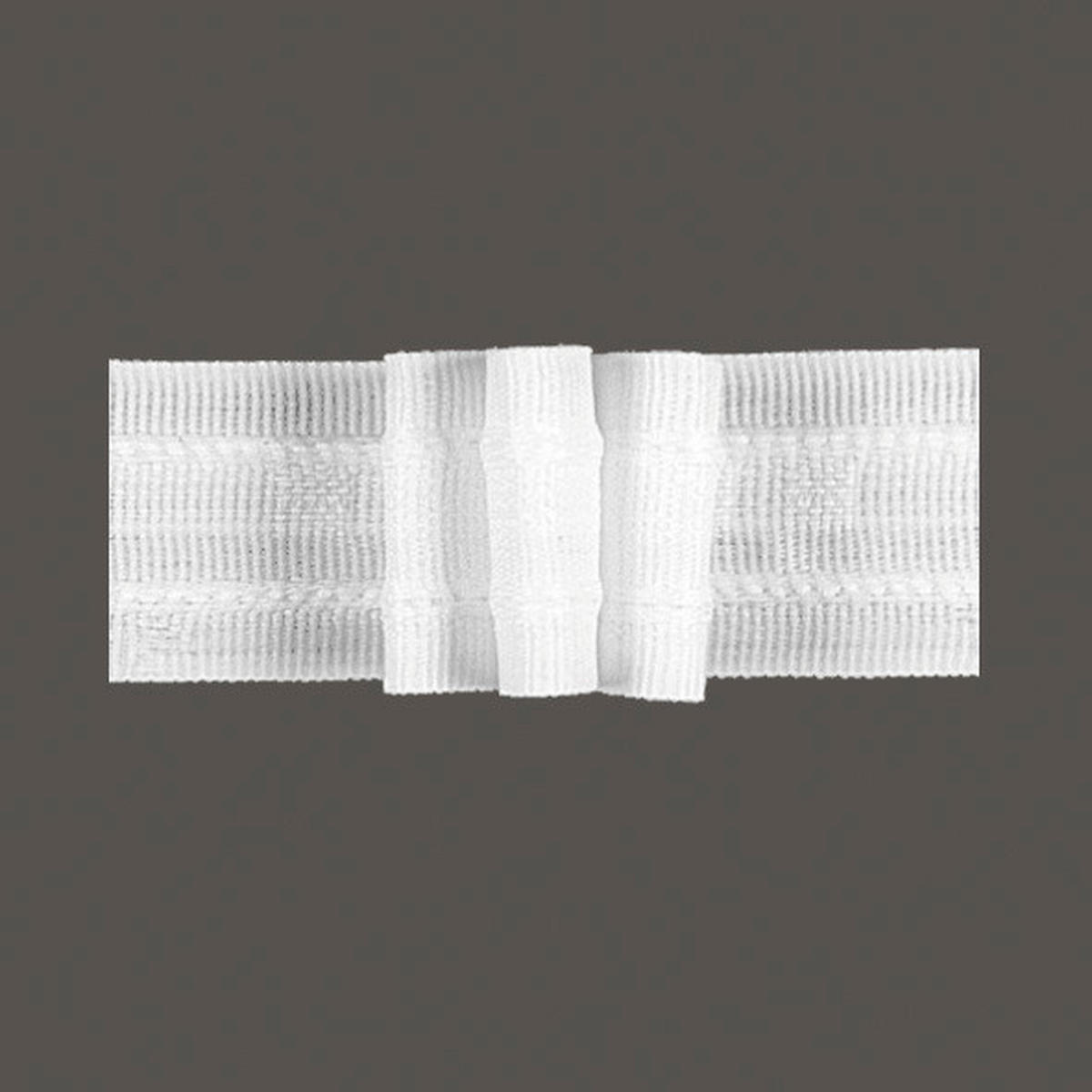 Faltenband Meterware Faltenband - weiß (2,60cm)