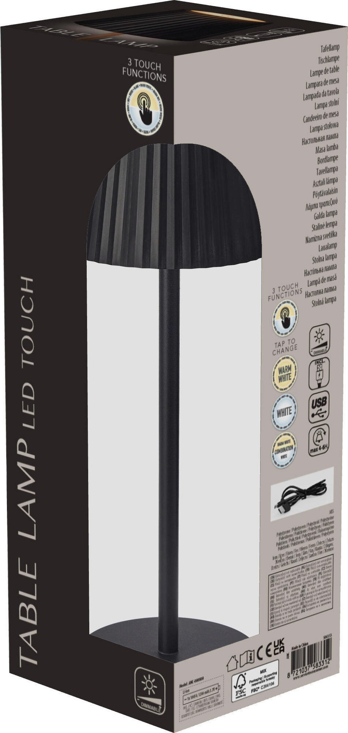Tischlampe Tischlampe - (28,00/9,30/9,30cm)