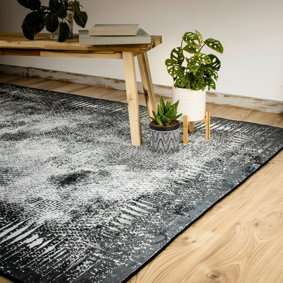 Obsession Teppich My Tranquil grau B/H/T/L/D: ca. 160x0,6x0x230x0 cm My Tranquil - grau (230,00/160,00/0,60cm) - Obsession