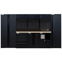 Werkstatteinrichtung EOS Blackline schwarz B/H/L: ca. 356x200x61 cm EOS Blackline - schwarz (61,00/356,00/200,00cm) - Feistos