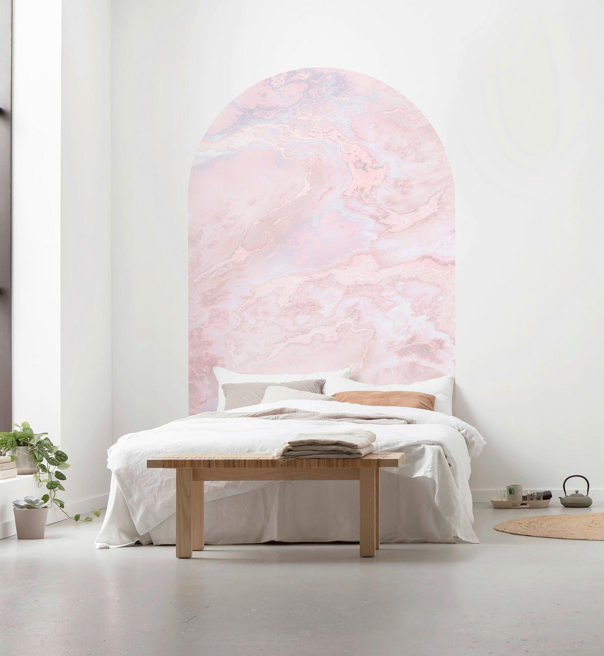 Komar Fototapete Mármol Rosa B/L: ca. 127x200 cm Mármol Rosa - (127,00/200,00cm) - Komar
