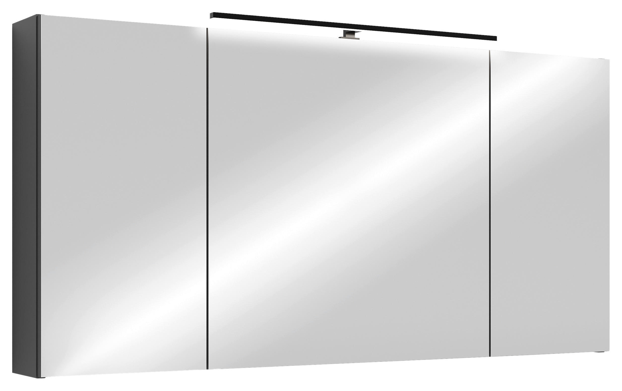 Spiegelschrank SPREE anthrazit B/H/T: ca. 120x60x20 cm SPREE - anthrazit (120,00/60,00/20,00cm) - byLIVING
