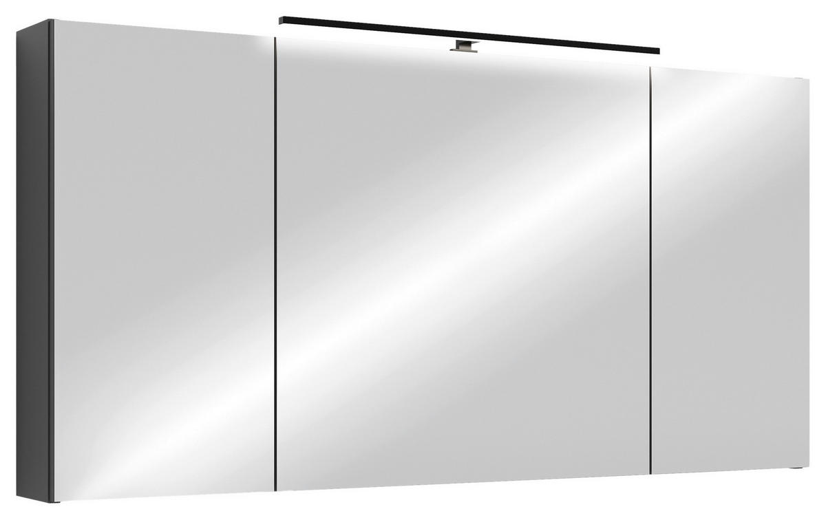 Spiegelschrank SPREE anthrazit B/H/T: ca. 120x60x20 cm SPREE - anthrazit (120,00/60,00/20,00cm) - byLIVING