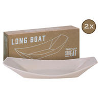 CreaTable Servierset Streat Boat long creme Steinzeug Streat Boat long - creme - CreaTable