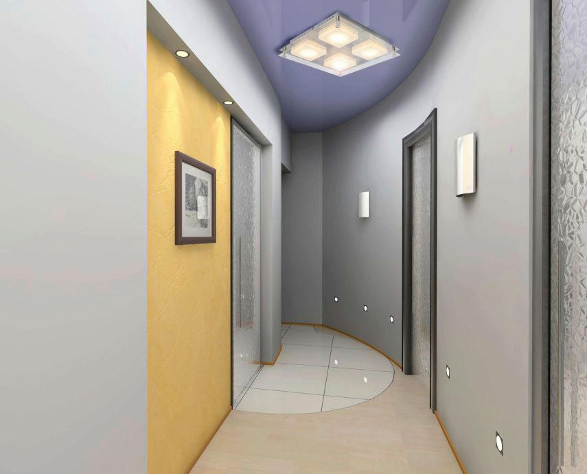 Näve Leuchten LED Wandleuchte NV1205342 Chrom Kunststoff B/H/T: ca. 24x5x24 cm 4 Brennstellen Edingburgh - Chrom (24,00/5,00/24,00cm) - Näve Leuchten