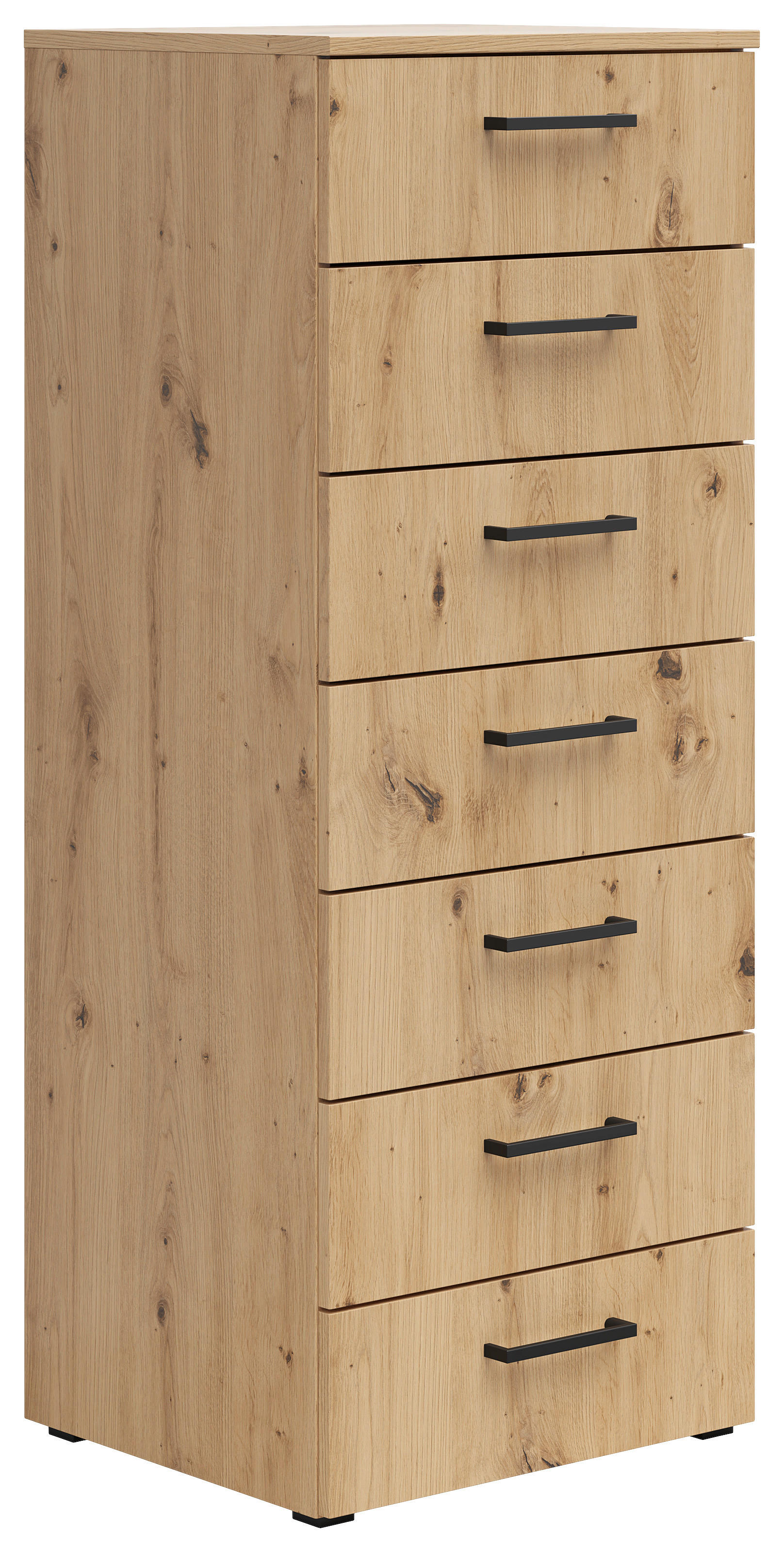 Kommode Multi-Stauraum Typ 18 Eiche Artisan Nachbildung B/H/T: ca. 45x115x40 cm Multi-Stauraum Typ 18 - Eiche (45,00/115,00/40,00cm)