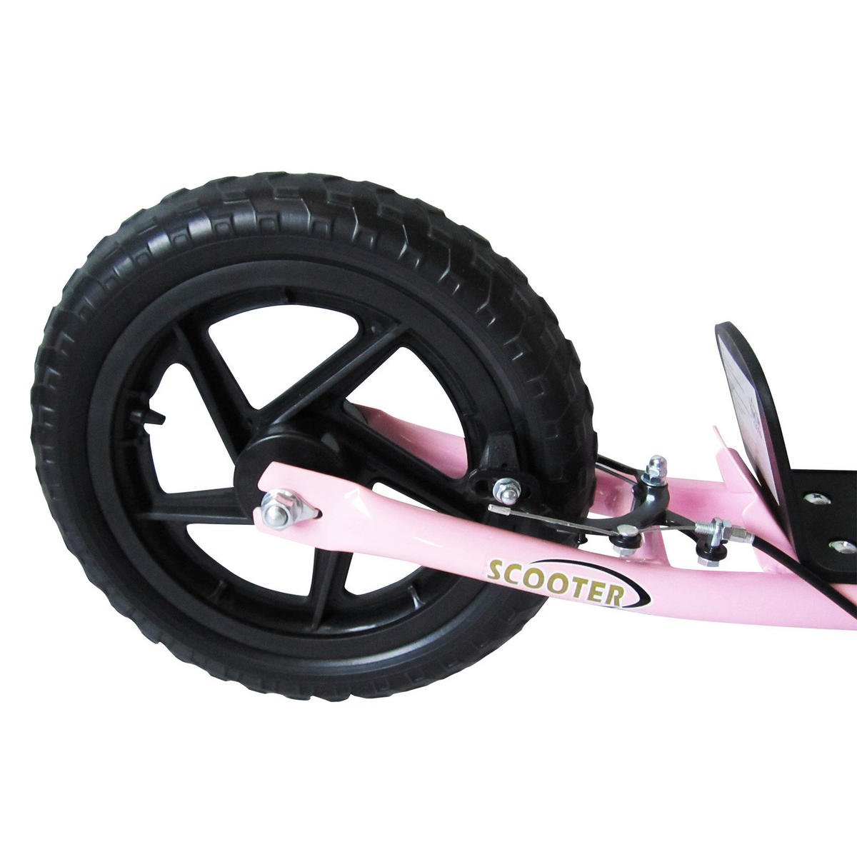 HOMCOM Kinderroller pink Kinderroller - pink (120,00/52,00/88,00cm) - HOMCOM