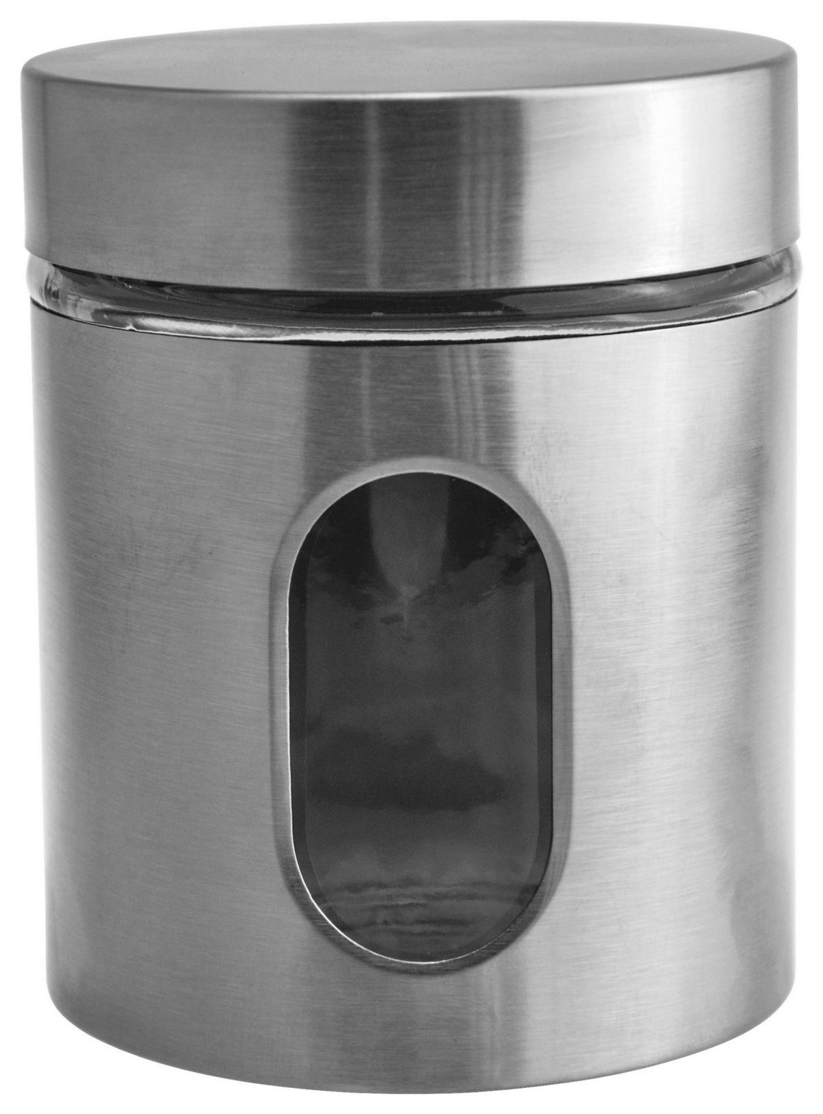 POCOline Vorratsdose silber Edelstahl Vorratsdose 600ml - silber - POCOline